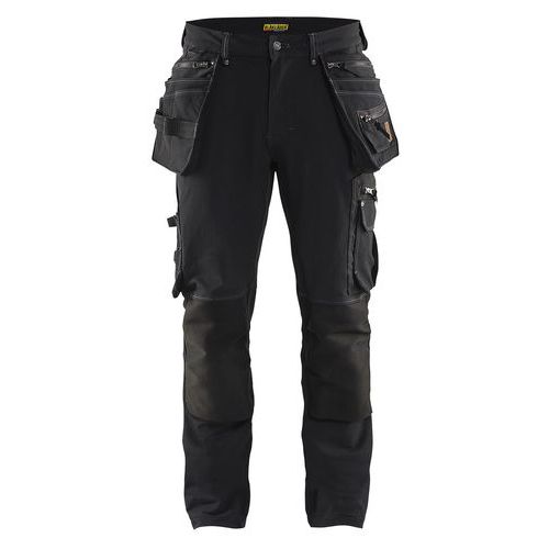 Pantalon De Travail X1900 Artisan Stretch 4d Noir Taille 54c