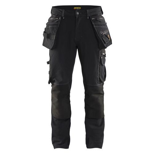 Pantalon De Travail X1900 Artisan Stretch 4d Noir Taille 56c