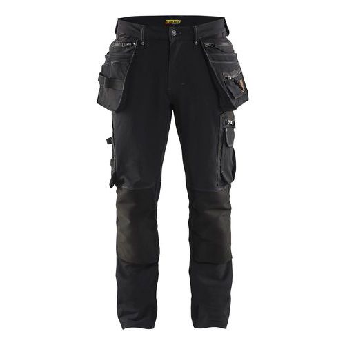 Pantalon De Travail X1900 Artisan Stretch 4d Noir Taille 58c