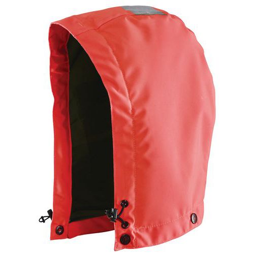 Capuche Haute Visibilité Rouge Fluorescent Taille S