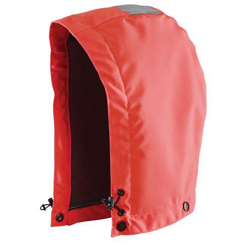 Capuche Haute Visibilité Rouge Fluorescent Taille S