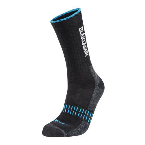 Chaussettes Light Noir/bleu Fluorescent Taille 40-44