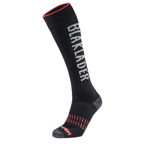 Chaussettes Xwarm Noir/rouge Fluorescent Taille 36-39