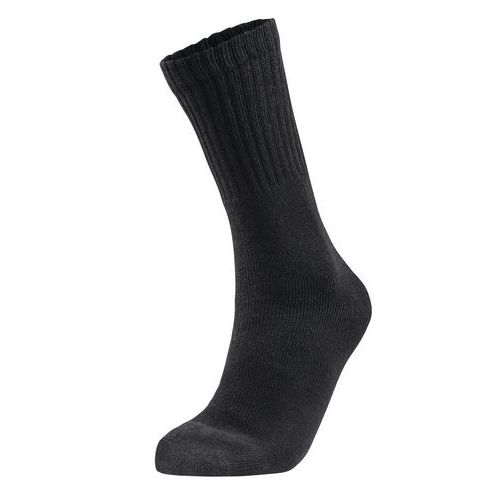 Chaussettes Hautes En Coton Pack X5 Noir Taille 36-39