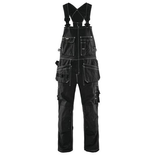 Cotte à Bretelles Noir Taille 40l