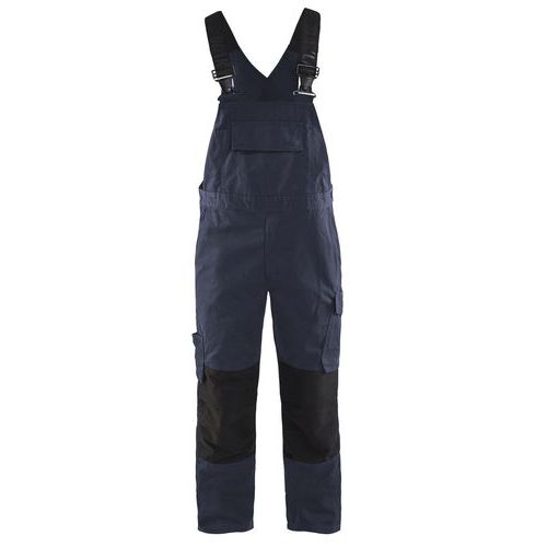 Cotte à Bretelles Stretch Marine Foncé/noir Taille 56