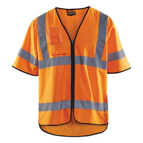 Gilet Haute Visibilité Orange Fluorescent Taille 4xl/5xl