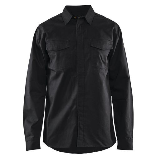 Chemise Retardant Flamme Noir Taille L
