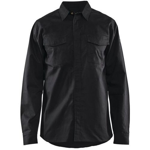 Chemise Retardant Flamme Noir Taille S