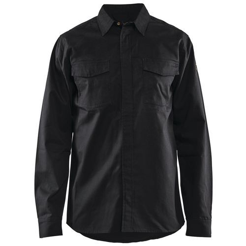 Chemise Retardant Flamme Noir Taille Xxl