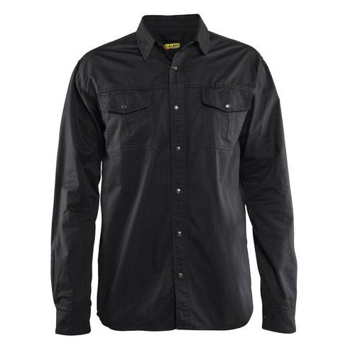 Chemise Twill Noir Taille Xxxl - 329711359900xxxl