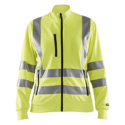 Sweat Zippé Haute Visibilité Femme Taille M