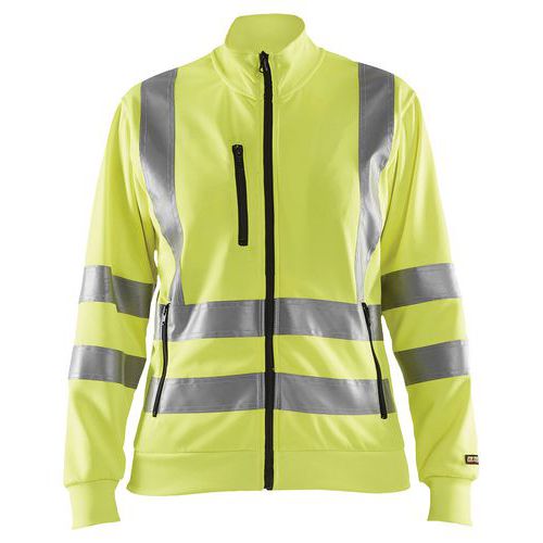 Sweat Zippé Haute Visibilité Femme Taille Xxl