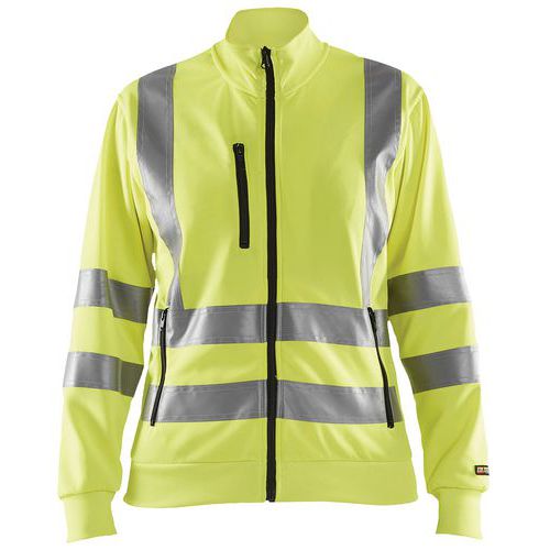 Sweat Zippé Haute Visibilité Femme Taille Xxxl