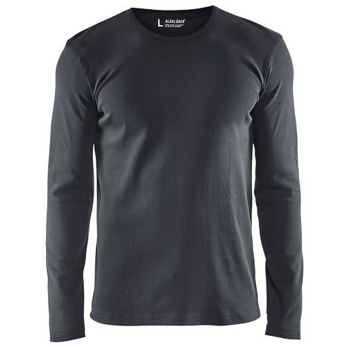 T-shirt Manches Longues Gris Foncé Taille M - 331410329800m