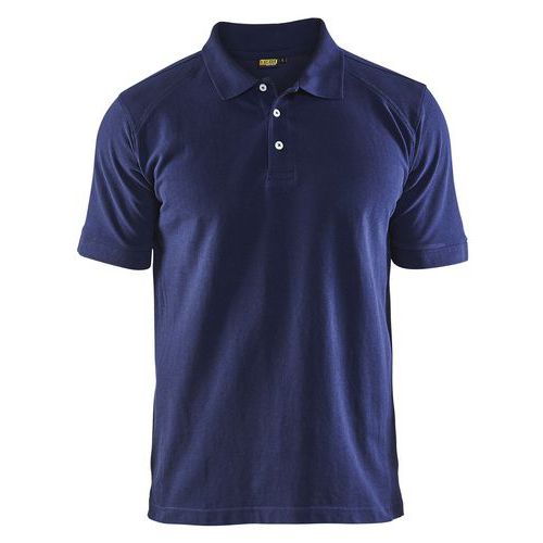 Polo Piqué Marine Taille L - Homme