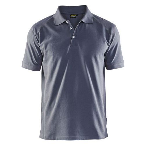 Polo Piqué Gris Taille Xxl - Homme