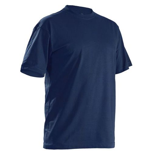 T-shirts Pack X5 Marine Foncé Taille 4xl