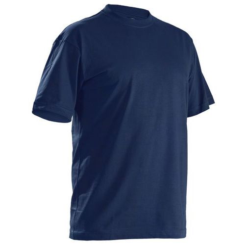 T-shirts Pack X5 Marine Foncé Taille M