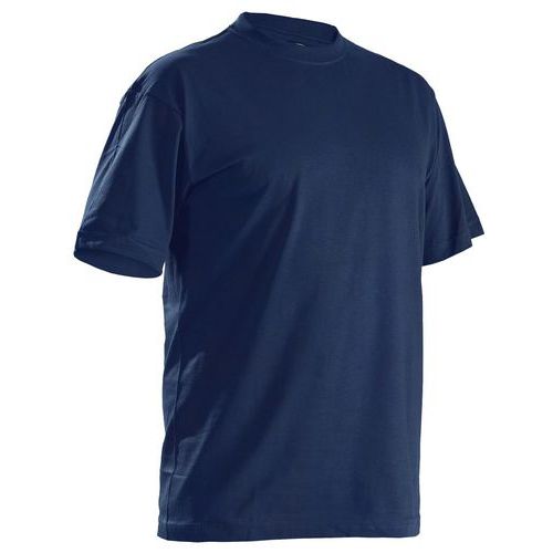 T-shirts Pack X5 Marine Foncé Taille S