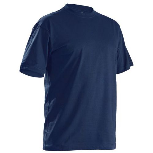 T-shirts Pack X5 Marine Foncé Taille Xl