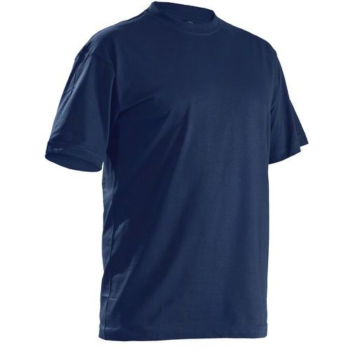 T-shirts Pack X5 Marine Foncé Taille Xs