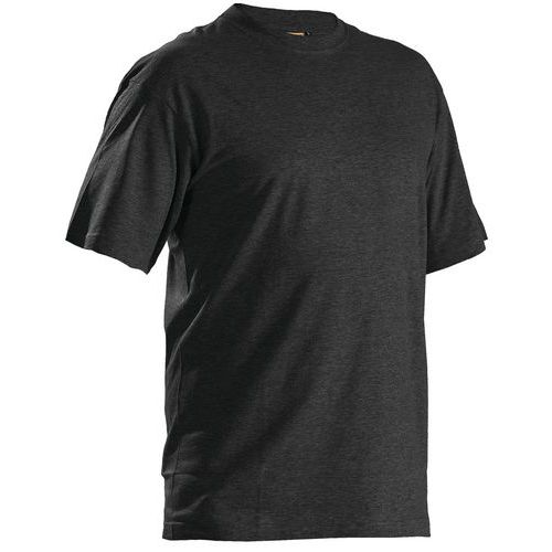 T-shirts Pack X5 Noir Mélangé Taille 4xl
