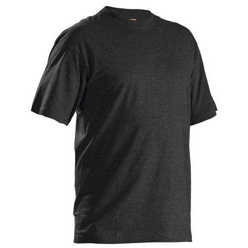 T-shirts Pack X5 Noir Mélangé Taille Xl