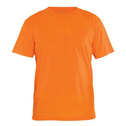 T-shirt Technique Anti-uv Orange Fluorescent Taille Xxxl