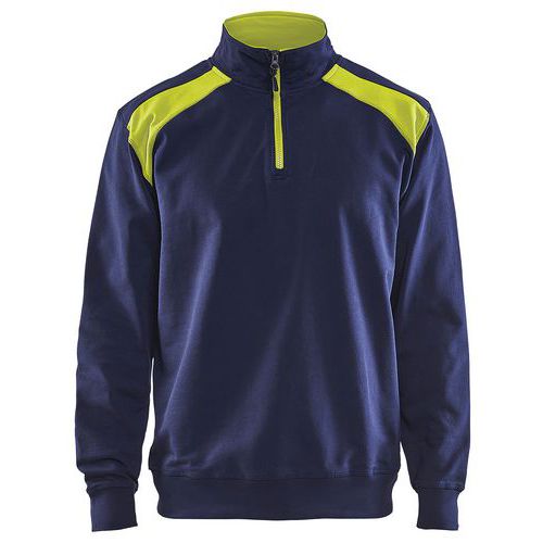 Sweat Col Camionneur Bicolore Taille 4xl