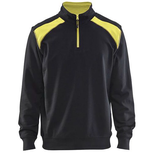 Sweat Col Camionneur Bicolore Taille Xxl