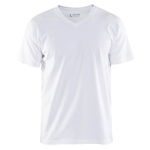 T-shirt Col V Blanc Taille Xs