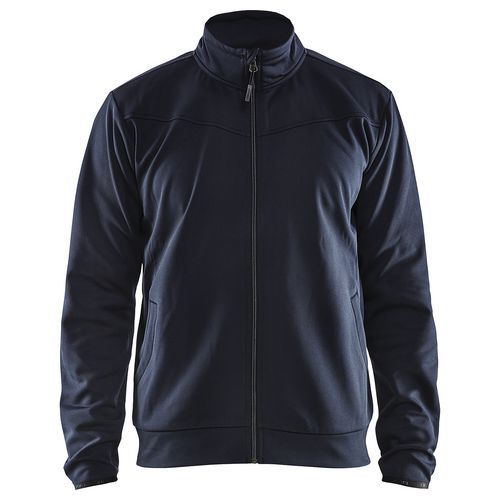 Sweat Zippé Marine Foncé/noir Taille L
