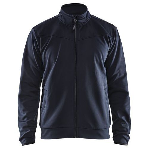 Sweat Zippé Marine Foncé/noir Taille M