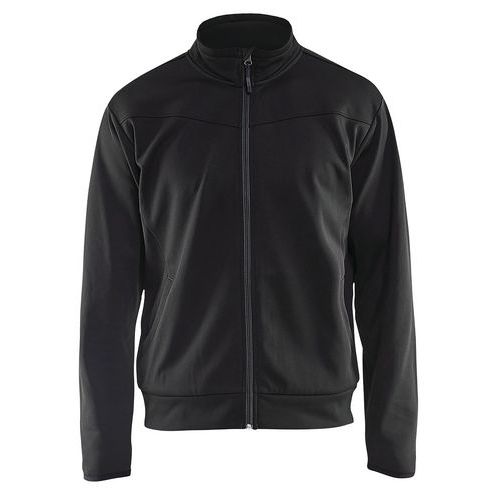 Sweat Zippé Noir/gris Foncé Taille 4xl