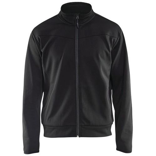 Sweat Zippé Noir/gris Foncé Taille L