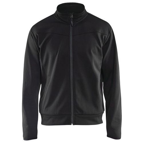 Sweat Zippé Noir/gris Foncé Taille M