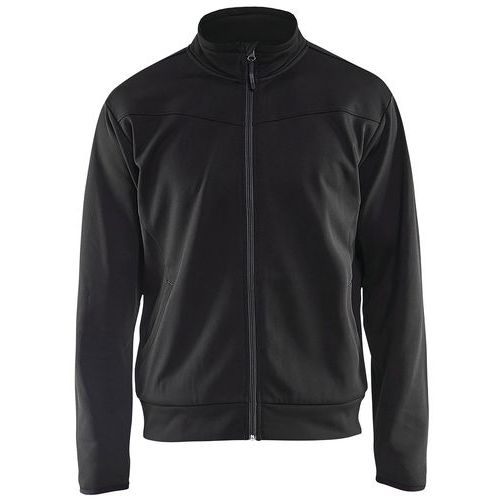 Sweat Zippé Noir/gris Foncé Taille Xs