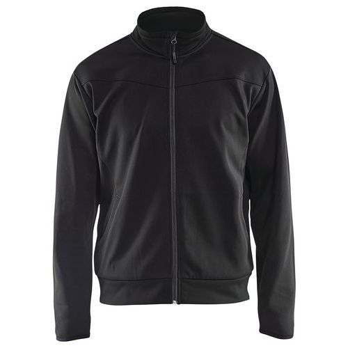 Sweat Zippé Noir/gris Foncé Taille Xxl