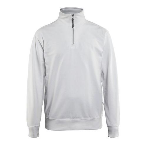 Sweat Col Camionneur Blanc Taille Xs