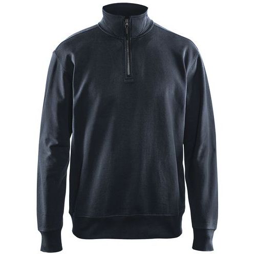 Sweat Col Camionneur Marine Foncé Taille 4xl