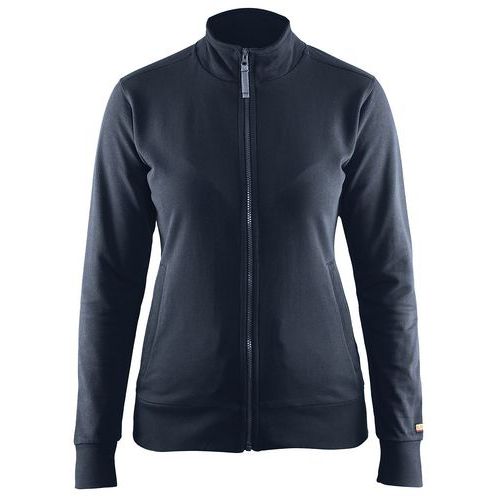 Sweat Zippé Femme Marine Foncé Taille Xs