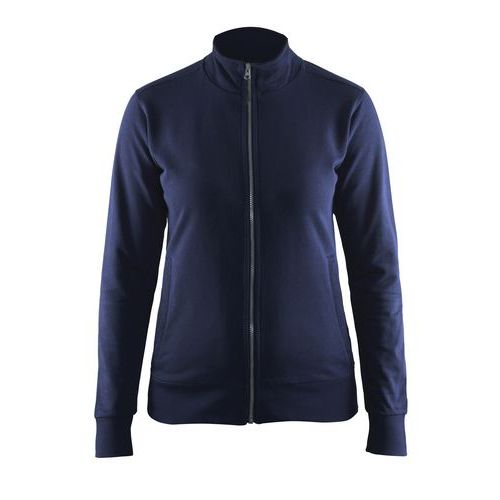 Sweat Zippé Femme Marine Taille L