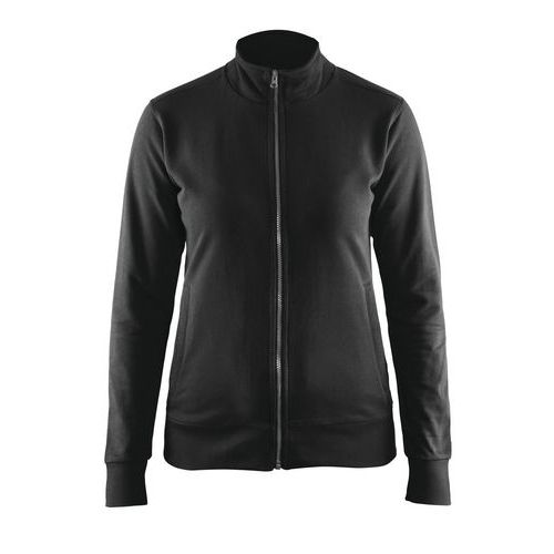 Sweat Zippé Femme Noir Taille Xs