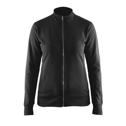 Sweat Zippé Femme Noir Taille Xxs