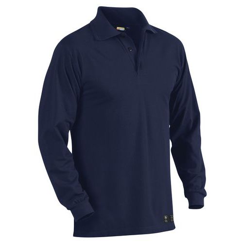 Polo Piqué Retardant Flamme Inhérent Marine Taille M