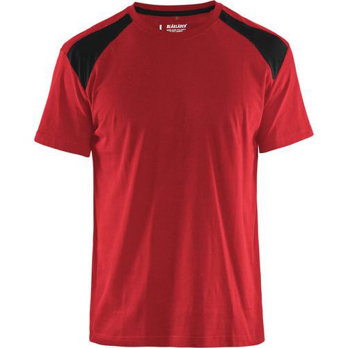 T-shirt Rouge/noir Taille S