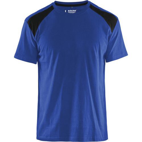 T-shirt Bleu Roi/noir Taille S