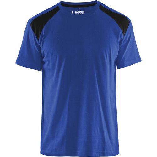 T-shirt Bleu Roi/noir Taille Xs