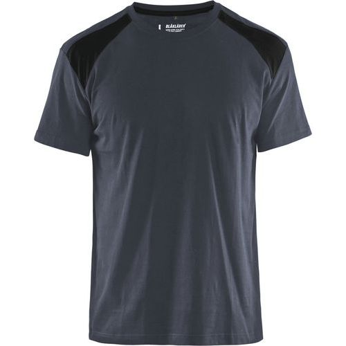 T-shirt Gris Foncé/noir Taille S
